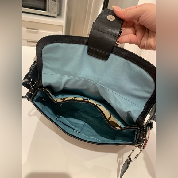 ✨New Y2K Coach Brown and Black Signature Patchwork Soho Shoulder Bag ✨ - Picture 11 of 17